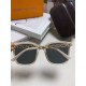 LV Louis Vuitton 2024 early spring new models Many stars with the same models.LV new large frame sunglasses Polaroid ultra-clear sunglasses