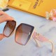 LV Europe and the United States large frame fashion square senior sense of sunglasses female round face net red vacation street shooting sunglasses trend glasses