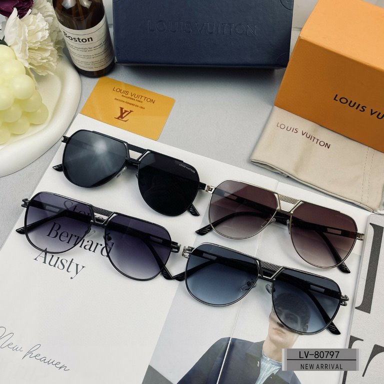 . [Louis Vuitton France-LV]. . [Polaroid Resin HD Lenses  . [Metal frames are lightweight and comfortable to wear]  . [size 59-13-148,] .  . [  new men's   sunglasses to reduce the burden of glare, blocking harmful rays 