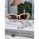 Lv Louis Vuitton 2024 new sunglasses classic family old flower with female senior sense show face small UV protection sunglasses retro simple large frame thin small red book the same models