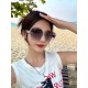 LV 2023 new women's square frame sunglasses driving sunglasses New rimless sunglasses Fashionable and generous Comfortable and light Exquisite luxury Ultra-light Model L9581