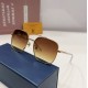 LOUIS VUITTO Louis Vuitton LV Sunglasses SIZE 62 mouth 13-145 Men's Square Sunglasses