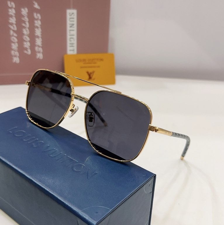 LOUIS VUITTO Louis Vuitton LV Sunglasses SIZE 62 mouth 13-145 Men's Square Sunglasses