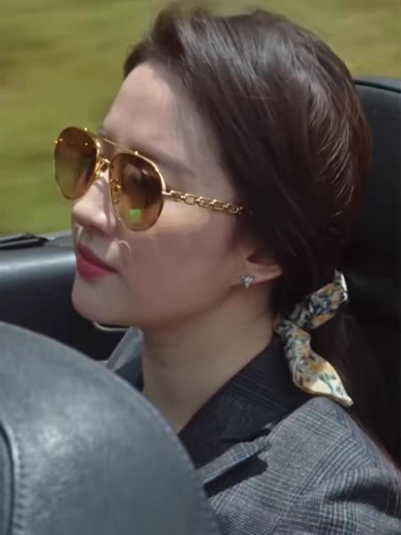 LV Louis Vuitton The story of the rose Liu Yifei with the same glasses 2024 new sunglasses toadstool sunglasses senior sense sunglasses ladies sunglasses