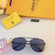 LV2024 fashion new tide fashion metal double beam sunglasses driving driving UV sunscreen sunglasses