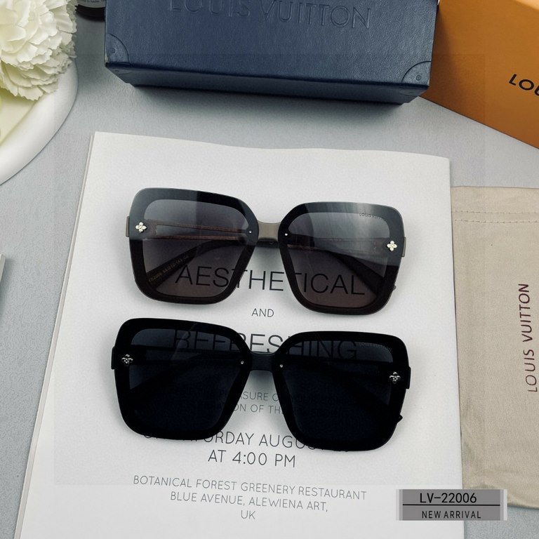 . [Louis Vuitton - LV . [Polaroid Resin Lenses . [TR Frames Lightweight and Comfortable to Wear] . [size 65-13-145] . [   new sunglasses to reduce the burden of glare, star models, blocking harmful light radiation, trave