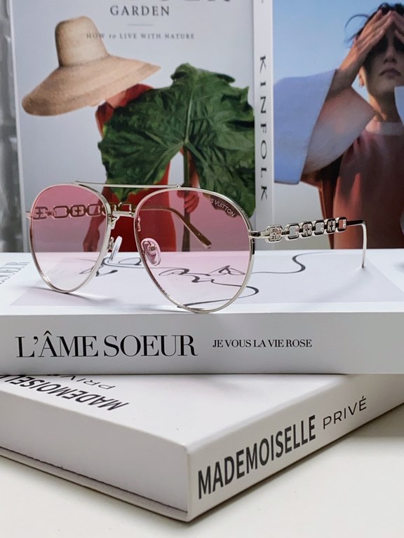 LV Louis Vuitton The story of the rose Liu Yifei with the same glasses 2024 new sunglasses toadstool sunglasses senior sense sunglasses ladies sunglasses