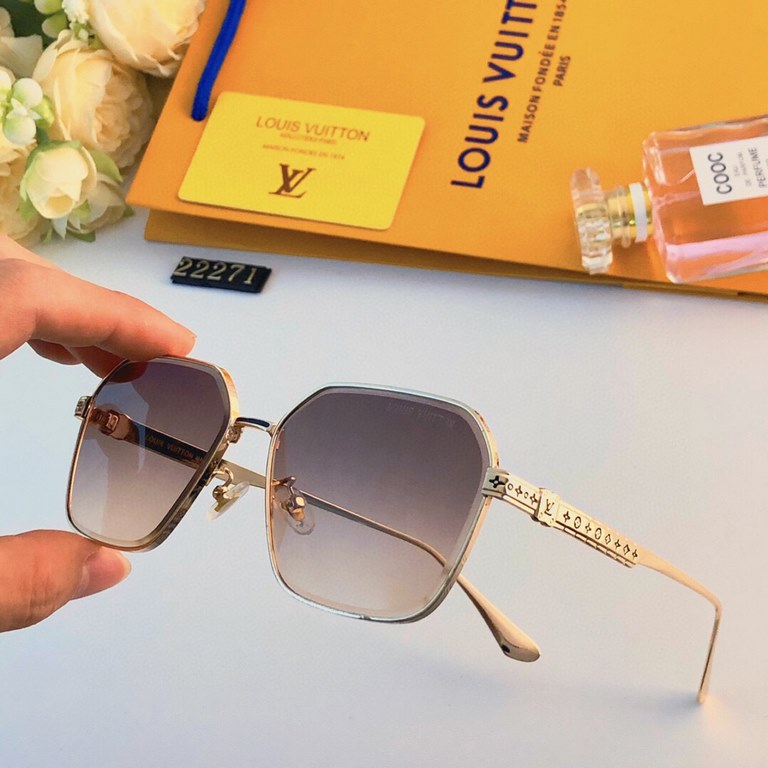 LV small frame small face sunglasses female ins wind net red models fashion street shooting sunglasses tide male Korean version 2023 new glasses