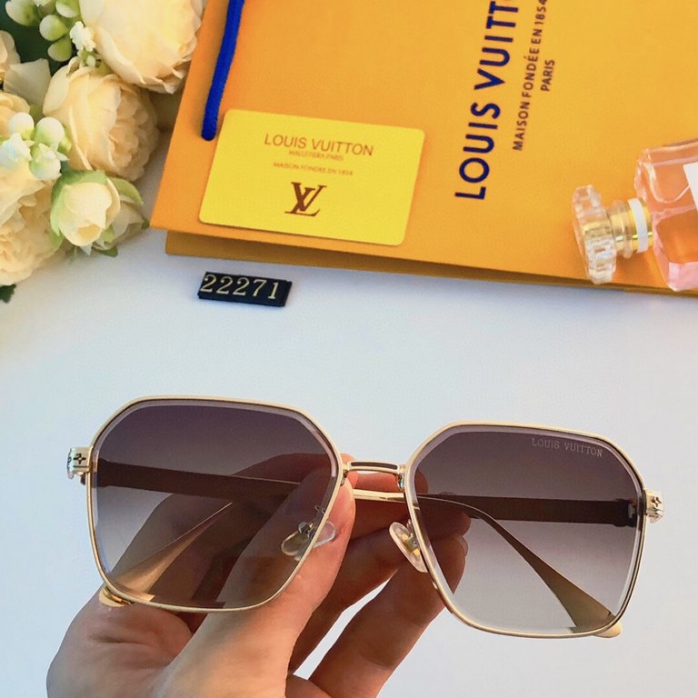 LV small frame small face sunglasses female ins wind net red models fashion street shooting sunglasses tide male Korean version 2023 new glasses