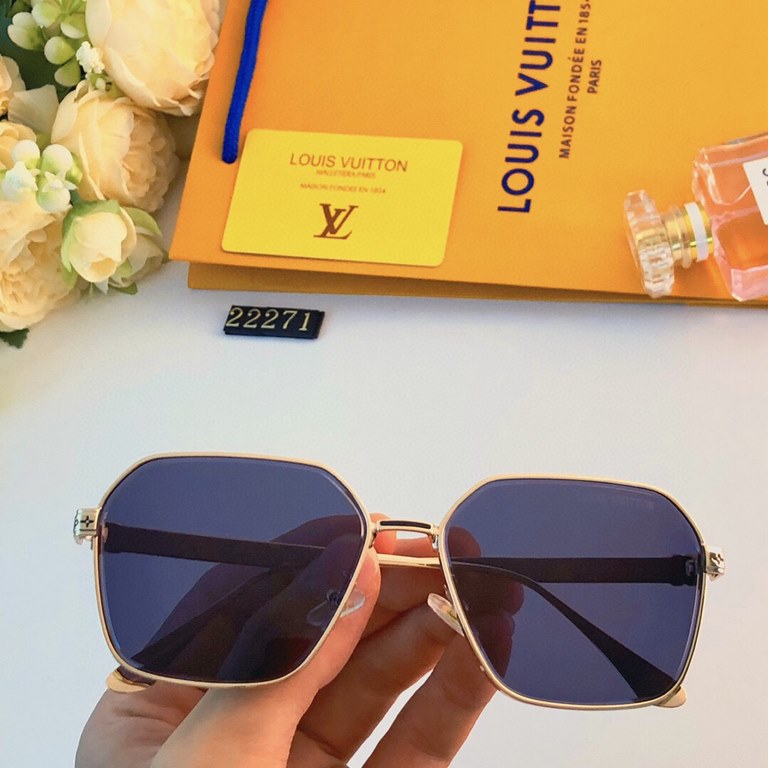 LV small frame small face sunglasses female ins wind net red models fashion street shooting sunglasses tide male Korean version 2023 new glasses