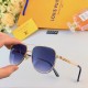 Lv new men's sunglasses Europe and the United States explosion models metal double beam fashion large frame sunglasses driving driving sunglasses female