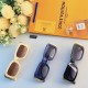 LV Korean temperament oval small frame thin sunglasses men and women tide street shooting sunscreen hip-hop bungee cat eye sunglasses