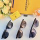 LV2024 new double beam metal advanced sense of men's sunglasses fashion trend driving driving UV protection sunglasses