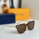 LOUIS VUITTON Z1939U Size 53 22-145 LV monogrammed temples