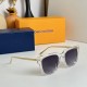 LOUIS VUITTON Z1939U Size 53 22-145 LV monogrammed temples