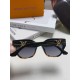 LV Louis Vuitton thick frame polygonal plate sunglasses female European and American wind UV protection sunglasses high goods show face small fashion trend female models