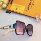 LV2023 new sunglasses female tide thin face star models street shooting net red UV glasses round face sunglasses