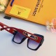 LV2023 new sunglasses female tide thin face star models street shooting net red UV glasses round face sunglasses