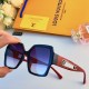 LV2023 new sunglasses female tide thin face star models street shooting net red UV glasses round face sunglasses