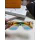 LV Louis Vuitton new sunglasses retro personality avant-garde sunglasses model model high quality plate high quality box