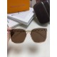 LV Louis Vuitton 2024 early spring new models Many stars with the same models.LV new large frame sunglasses Polaroid ultra-clear sunglasses