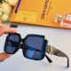 LV Europe and the United States large frame square sunglasses female driving driving street shooting repair face glasses sunscreen UV cross-border sunglasses