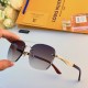 LV Europe and the United States big brand sports sunglasses new men's personalized sunglasses female anti-ultraviolet driving sunscreen couple glasses