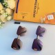 LV new square rimless glasses female large face thin street shooting Korean trend sunglasses INS tide sunglasses