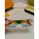 LV Louis Vuitton new sunglasses retro personality avant-garde sunglasses model model high quality plate high quality box