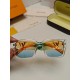 LV Louis Vuitton new sunglasses retro personality avant-garde sunglasses model model high quality plate high quality box