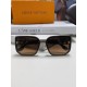 Lv Louis Vuitton 2024 latest version of the advanced sense of temperament large frame square celebrity sunglasses women's new large round face sunshade sunglasses for men and women