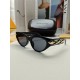 LV Louis Vuitton new cat-eye sunglasses   high-grade electroplated temples, men's and women's sun shades