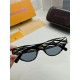 LV Louis Vuitton new cat-eye sunglasses   high-grade electroplated temples, men's and women's sun shades