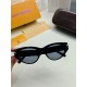 LV Louis Vuitton new cat-eye sunglasses   high-grade electroplated temples, men's and women's sun shades