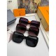 . NewBrand,  Louis Vuitton LV Women's Rimless Ladies Sunglasses   Imported Polaroid HD polarized lenses, TRlogo temples, high-end customized design, wear a super model, a must-have for travel and driving. No. 7001.