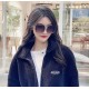 . NewBrand,  Louis Vuitton LV Women's Rimless Ladies Sunglasses   Imported Polaroid HD polarized lenses, TRlogo temples, high-end customized design, wear a super model, a must-have for travel and driving. No. 7001.