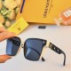 Lv new skeleton sunglasses female obvious face small fashion large frame sunglasses UV protection light net red glasses tide