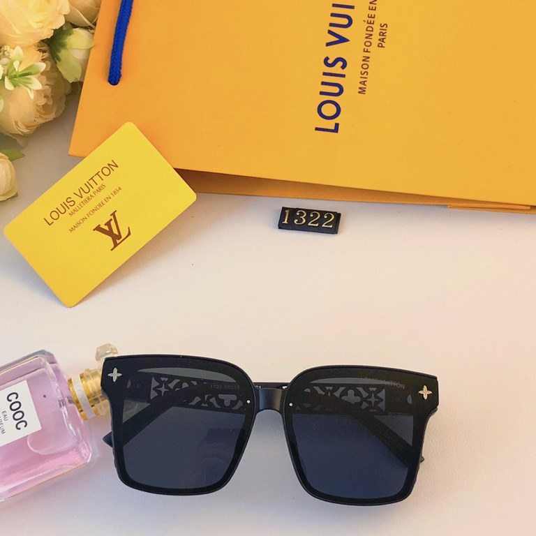 Lv new skeleton sunglasses female obvious face small fashion large frame sunglasses UV protection light net red glasses tide