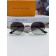 Lv Louis Vuitton 2024 star the same models sunglasses female male metal fashion flat small frame curved sunglasses unisex