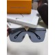 Lv Louis Vuitton New full print letters one piece sunglasses women sunscreen 2024 new sunglasses for men and women UV protection premium ins