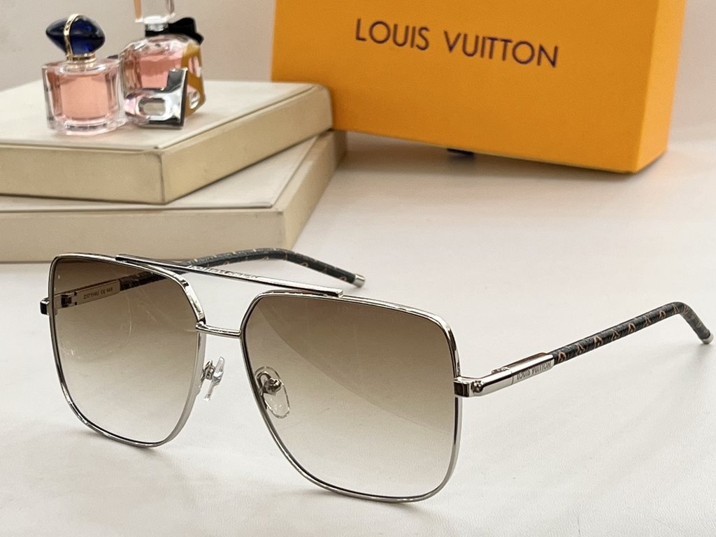 LV lambskin temples