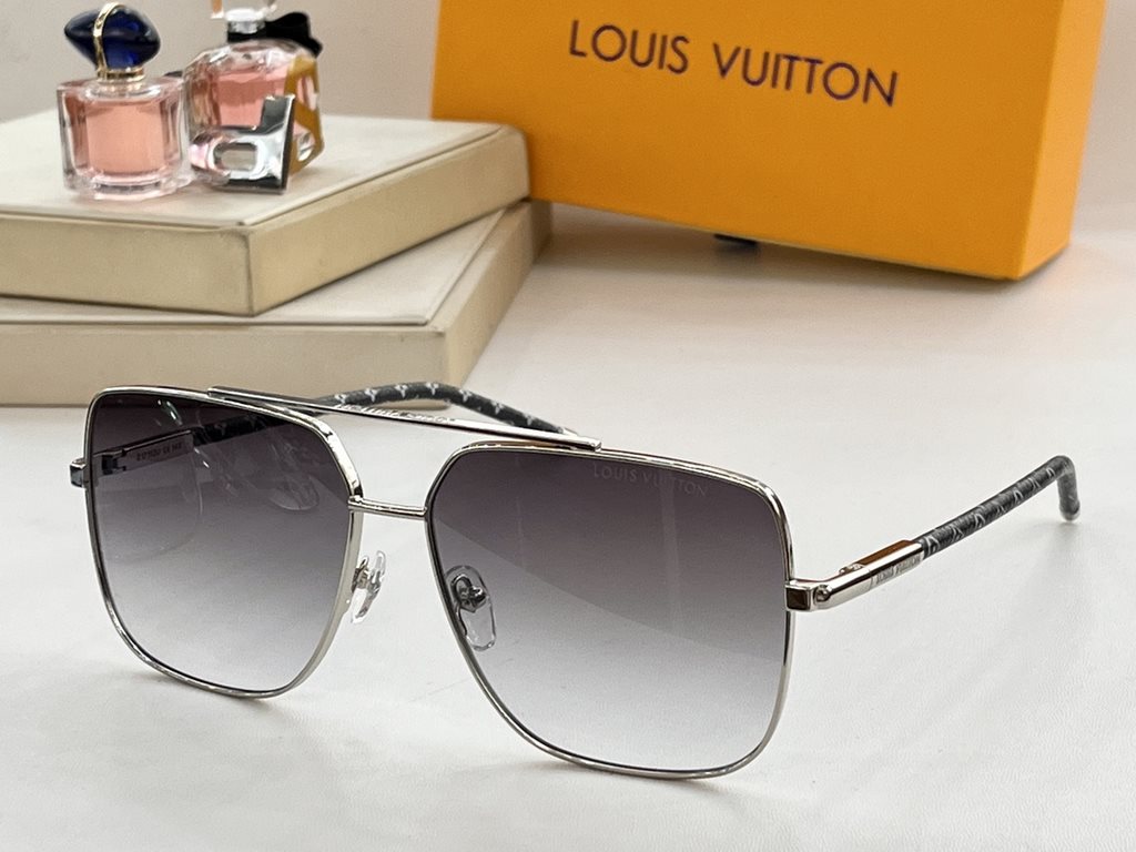 LV lambskin temples