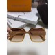 Lv Louis Vuitton 2024 new sunglasses fashion large frame sunglasses women's trend four-leaf clover legs anti-ultraviolet net red street shooting glasses