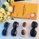 LV2023 new retro large frame thin sunglasses female tide polygonal square round face UV protection sunglasses female