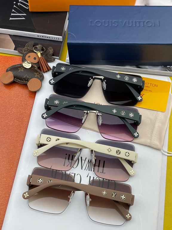 lv large frame sunglasses sunglasses classic box design, not pick face type, whether with a coat or dress are very temperament prevention UV Model L5970