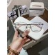 Salvatore ferragam Ferragam SF2214 polygonal frame myopia glasses  Plain glasses High quality Not picky face Know the goods to come Size 55-16-145 Women's Eyeglasses