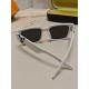 LV Louis Vuitton new sunglasses retro personality avant-garde sunglasses model model high quality plate high quality box