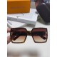 Lv Louis Vuitton 2024 latest fashion sunglasses ladies square thin retro net red sunscreen new senior sense of star street shooting sunglasses personalized with diamond Logo