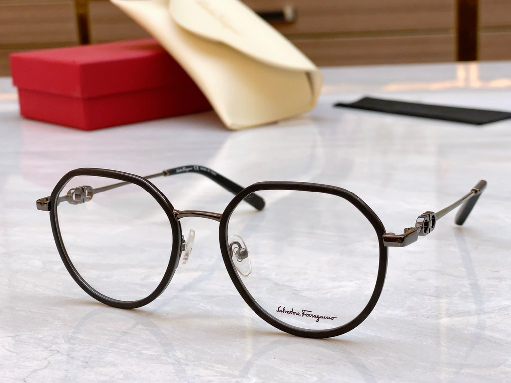 [Salvatore Ferragam] Ferragamo new optical stand, MODEL SF2215, SIZE 52 mouth 19-140