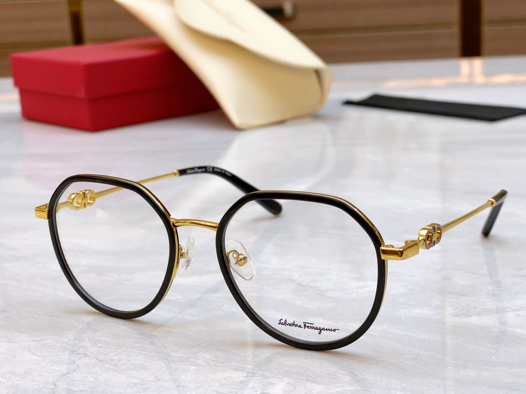 [Salvatore Ferragam] Ferragamo new optical stand, MODEL SF2215, SIZE 52 mouth 19-140